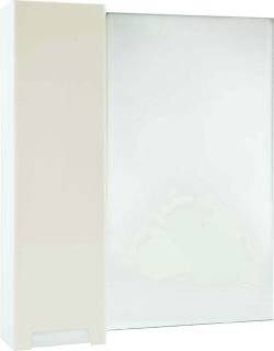 Зеркало-шкаф Bellezza Пегас 80см левый бежевый 00000008053