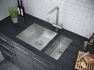 Мойка кухонная Paulmark Klein PM202344-BS брашированная нержавеющая сталь