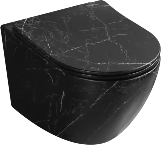 Унитаз подвесной Milleau VORTEX N MYL038BMAB черный мрамор