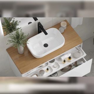 Столешница Velvex Klaufs 1000 без отверстий, Invisible Line