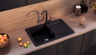 Кухонная мойка Ulgran Classic U-506-308 чёрный