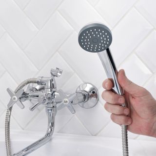 Смеситель для ванны с душем РМС SL72-143 хром