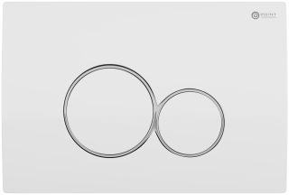 Клавиша смыва Point Виктория PN44061WC белый/хром