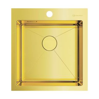 Мойка кухонная Omoikiri Akisame 46-LG нерж.сталь/светлое золото