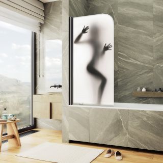 Шторка на ванну MaybahGlass ФП016 MGV-928-ФП016-6 60см фотопечать