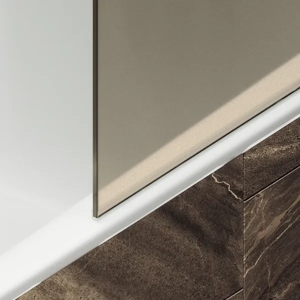 Шторка на ванну MaybahGlass MGV-76-5ш 80см хром матовый