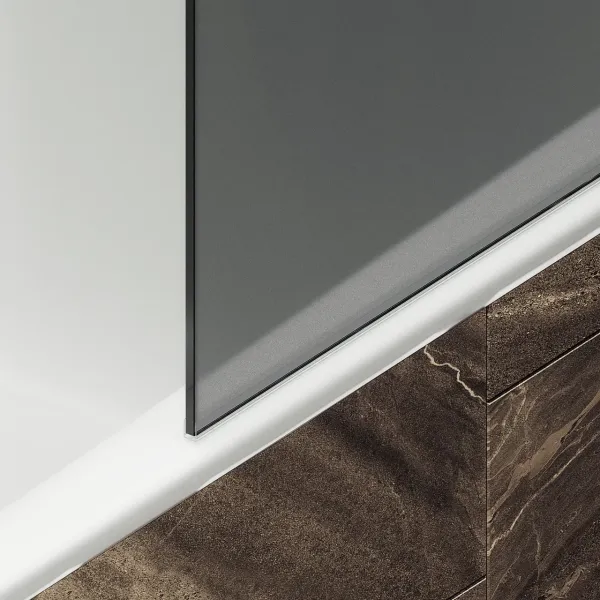 Шторка на ванну MaybahGlass MGV-86-5ш 60см хром матовый