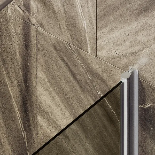 Шторка на ванну MaybahGlass MGV-601-5 40см хром матовый