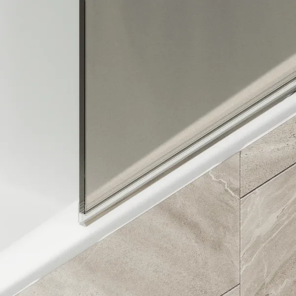 Шторка на ванну MaybahGlass MGV-607-2 50см бронза