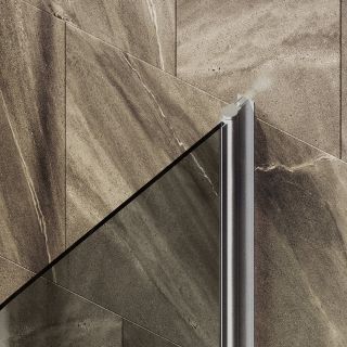 Шторка на ванну MaybahGlass MGV-777-5 60см хром матовый