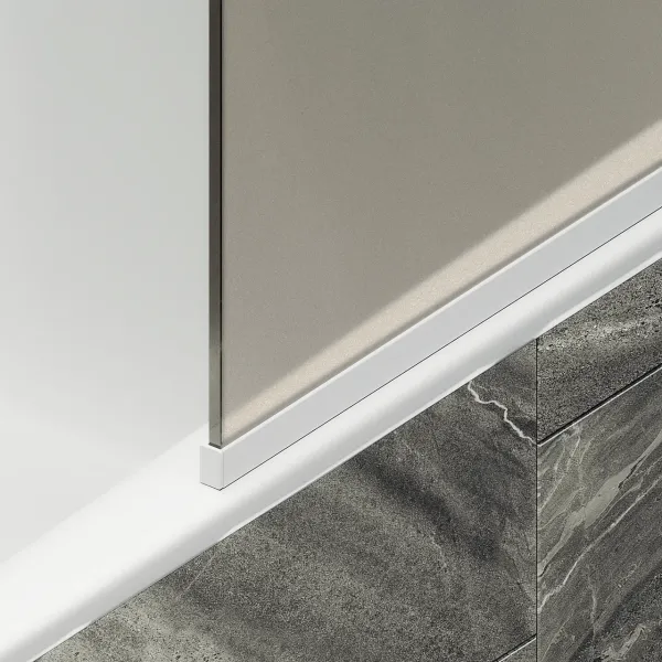 Шторка на ванну MaybahGlass MGV-77-1у 90см белый