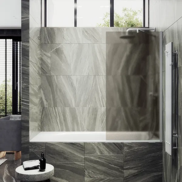 Шторка на ванну MaybahGlass MGV-73-1ш 50см белый