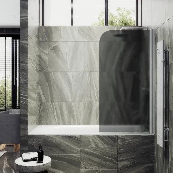 Шторка на ванну MaybahGlass MGV-619-1 70см белый