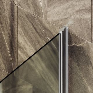 Шторка на ванну MaybahGlass MGV-787-5 70см хром матовый