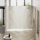 Шторка на ванну MaybahGlass MGV-95-2у 90см бронза