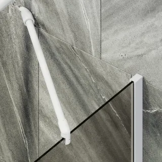 Шторка на ванну MaybahGlass MGV-69-1ш 70см белый