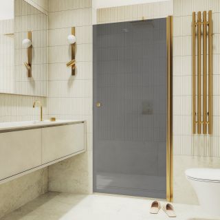 Душевая дверь MaybahGlass MGD-806-3 80см золото