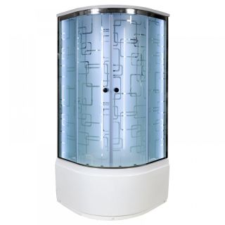 Душевая кабина Deto ЕМ4590 LED 90х90х220 см