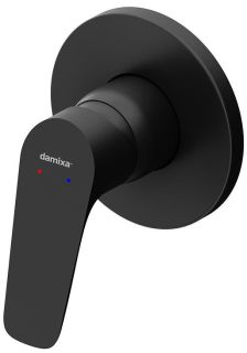 Встраиваемый смеситель для душа Damixa Jupiter чёрный матовый 777500300
