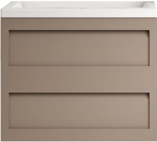 Подвесная тумба под раковину Art&Max Platino 58см капучино матовый AM-Platino-580-2C-SO-CM