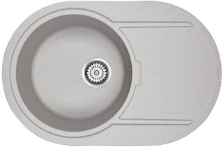 Мойка кухонная Paulmark Fittich PM317650-GRM серый металлик