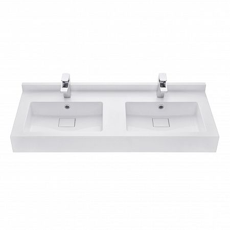 Раковина двойная Акватон Сакура 120см 1A72433KSK010