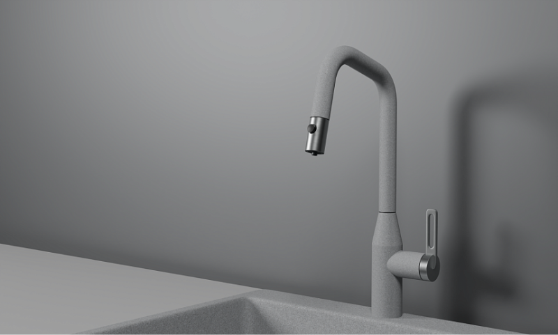 Смеситель для кухни Granula 8171, БАЗАЛЬТ Базальт