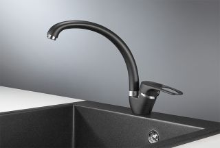 Смеситель для кухни Granula Standart 03-ST, ЧЁРНЫЙ