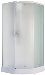 Душевой уголок Parly ZEP91FR с поддоном 90x90см белый