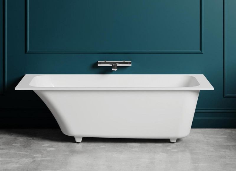 Ванна из искусственного камня Salini Orlanda Kit S-Sense 102112M 180x80см белый матовый