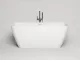 Ванна из искусственного камня Salini Agatha S-Stone 100221M 180x80см белый матовый
