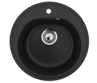 Кухонная мойка Ulgran Classic U-101-344 ультра-чёрный