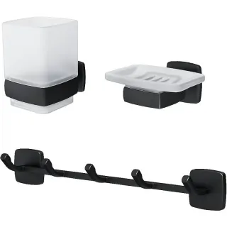 Набор аксессуаров для ванной AM.PM Gem AK90B1903B черный