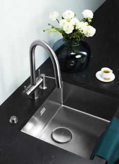 Смеситель для кухни Omoikiri Akita S-BN сталь