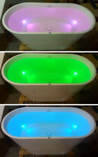 Акриловая ванна ABBER 140x70см AB9203-1.4 LED