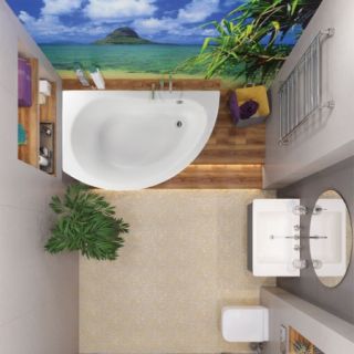 Акриловая ванна VAGNERPLAST CORONA 160 Left