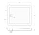 Акриловый поддон BelBagno TRAY-BB-AH-120/100-15-W белый