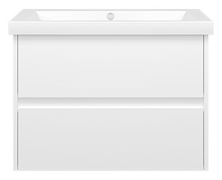 Подвесная тумба под раковину Misty Алиса 75см белый