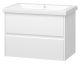 Подвесная тумба под раковину Misty Алиса 75см белый