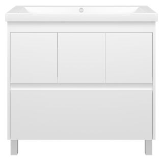 Напольная тумба под раковину Misty Алиса 90см белый