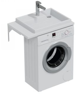 Раковина над стиральной машиной СанТа Юпитер 900138 75см правая белый