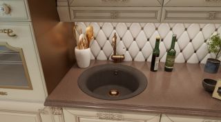 Кухонная мойка Florentina Антик песочный