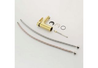 Смеситель для раковины Aquatek Ника AQ1810BG золото