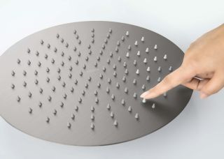 Верхний душ Aquatek AQ2075BGM 30 см шлифованный чёрный хром