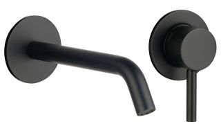 Встраиваемый смеситель для раковины AQUAme Siena AQM6215MB чёрный матовый