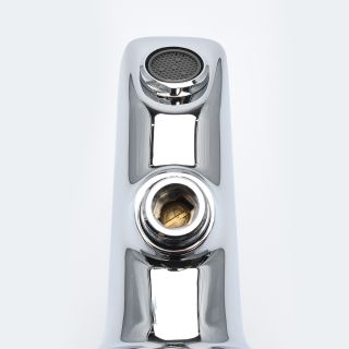 Смеситель для ванны AQUAme Prato AQMP6112 с душевым гарнитуром хром