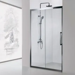 Душевая дверь Aquanet Delta NPE6121 273613 160 см стекло прозрачное профиль хром