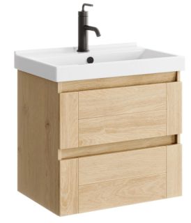 Подвесная тумба под раковину Aqwella Astrid AST0106DD 60см дуб давос