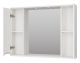 Зеркальный шкаф с подсветкой Misty Атлантик левый 60см белый