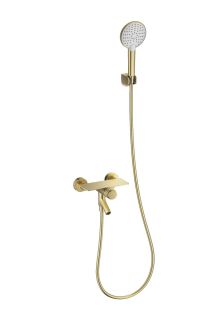 Смеситель для ванны с душем Wonzon & Woghand Click WW-FE05L221-BG брашированное золото